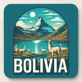 Bolivien Südamerika Getränkeuntersetzer
