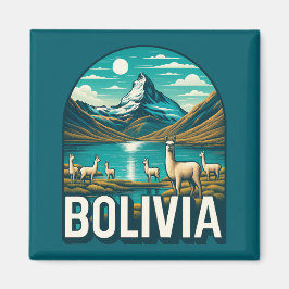 Bolivien Südamerika Magnet