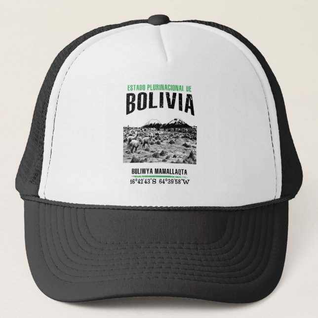 Bolivien Truckerkappe (Vorderseite)
