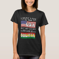 Bolivien und amerikanische Flagge bolivianischer S