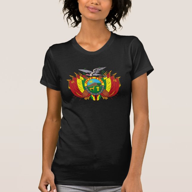 Bolivien-Wappen T - Shirt (Vorderseite)