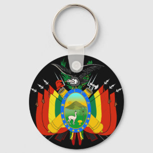 Bolivienemblem Schlüsselanhänger