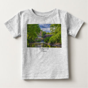 Bollinger Mill und Burfordville Covered Bridge Bab Baby T-shirt