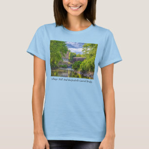 Bollinger Mill und Burfordville Covered Bridge T-Shirt