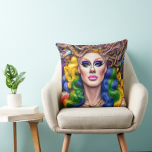 Bolly Glows Rainbow Drag Queen Artwork Design