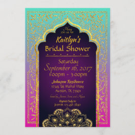 Bollywood Arabian Nights Invitation de la douche n