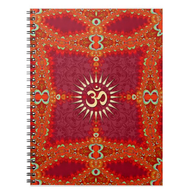 Bollywood OM Goddess Wedding Journal Notizblock (Vorderseite)