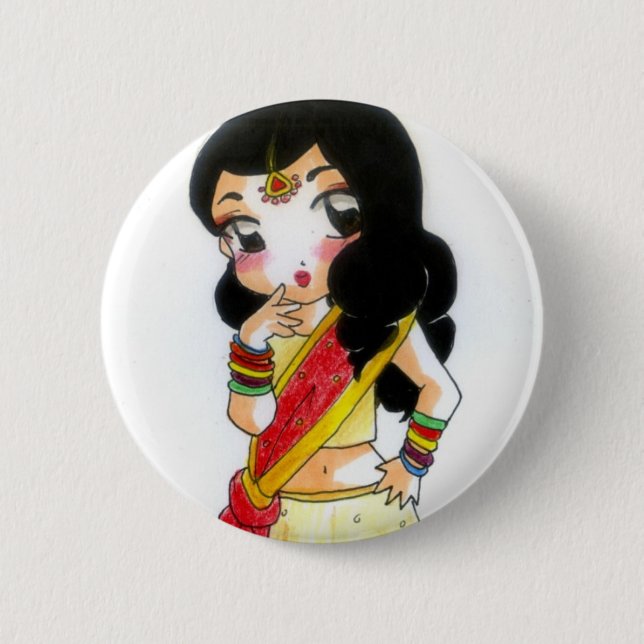 Bollywood - PA Button (Vorderseite)