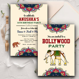 Bollywood Party im indischen Stil - Einladung zum