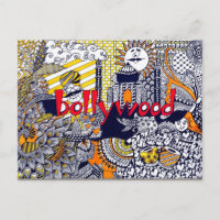 Bollywood-Postkarte
