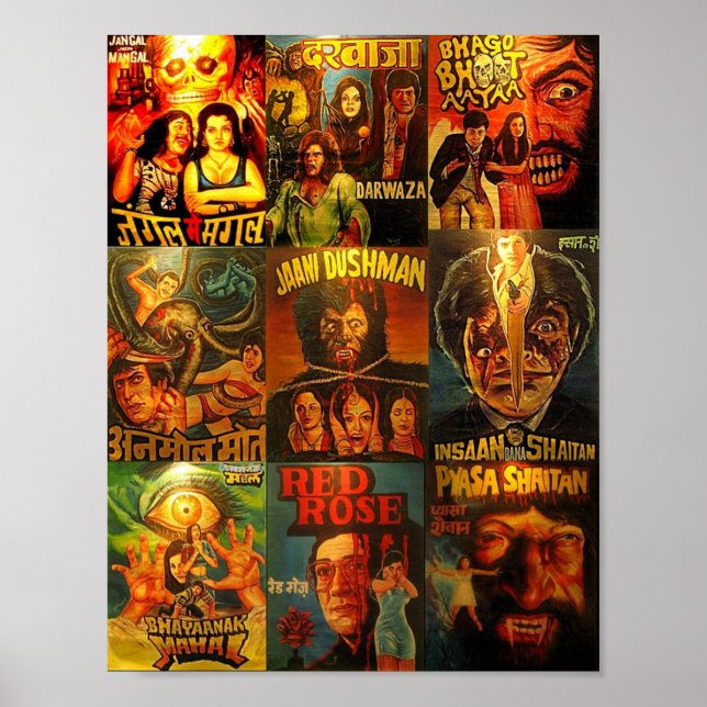 Bollywood Vintag Print Poster (Vorne)
