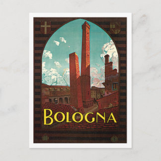 Bologna Bononia Italien Reisen Vintage Postkarte