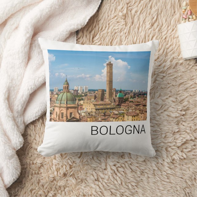 Bologna Emilia-Romagna Italien Panorama Souvenir Kissen (Decke)