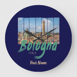 Bologna Emilia-Romagna Italien Vintages Andenken Große Wanduhr