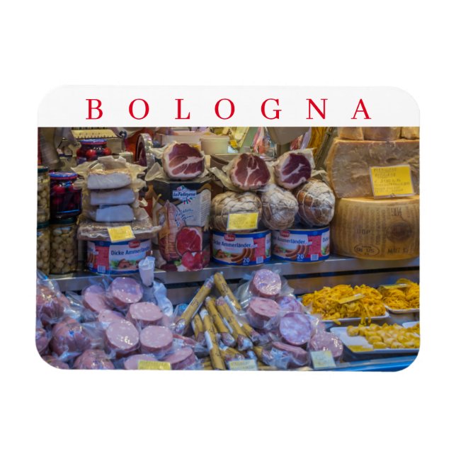 Bologna Food Shop Kühlschrankmagnet Magnet (Horizontal)