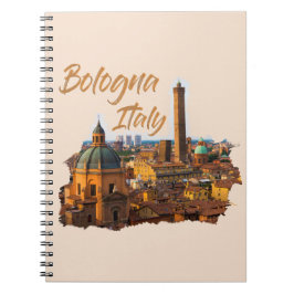 Bologna Italien: Historisches Zentrum Notizblock