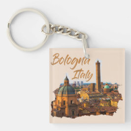 Bologna Italien: Historisches Zentrum Schlüsselanhänger