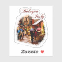 Bologna, Italien: Shopping im Regen