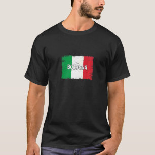 Bologna Italien Stadt mit italienischer Flagge T-Shirt