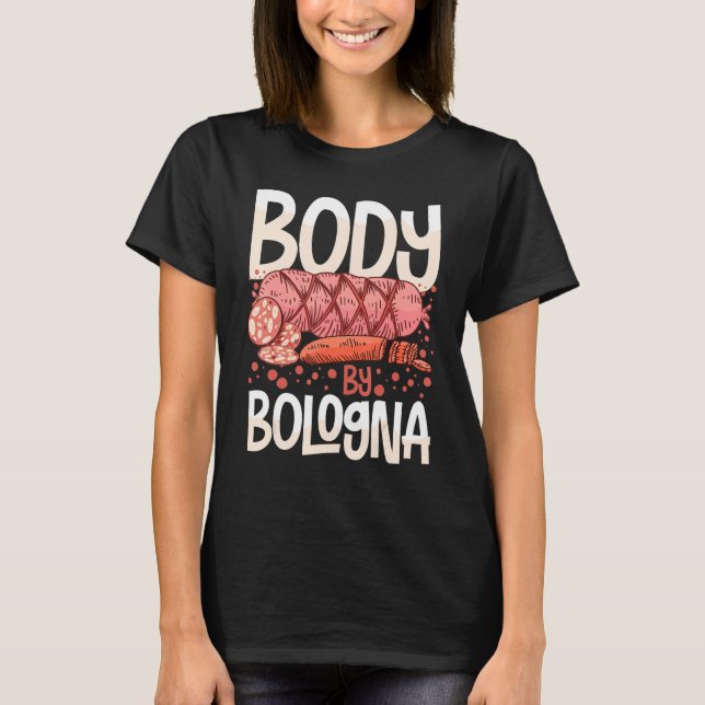 Bologna Meat Italy Sandwich Sausage Baloney Fried T-Shirt (Vorderseite)