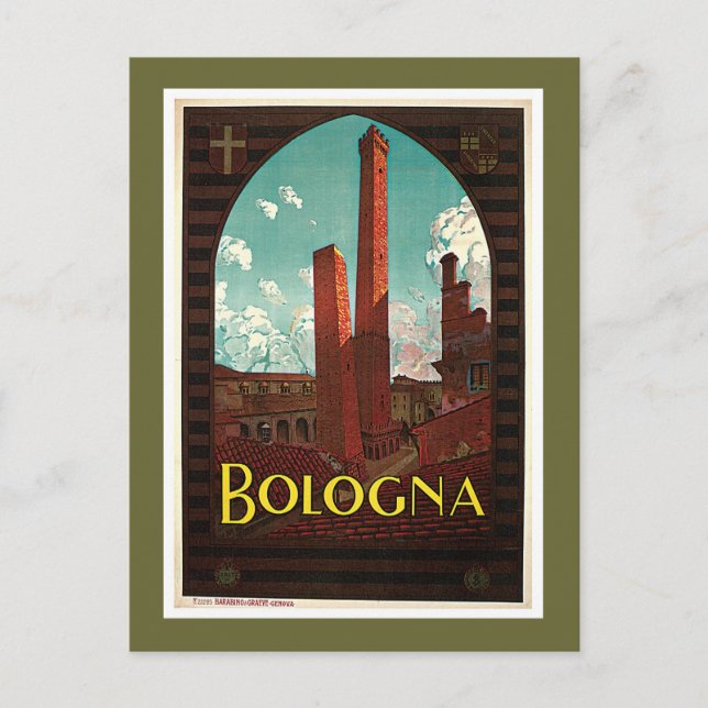 Bologna Postkarte (Vorderseite)