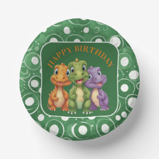 Bols En Carton Adorable Baby Dinosaur's Party