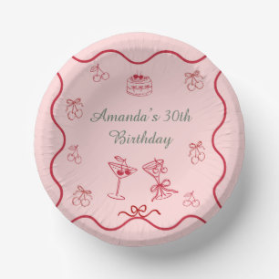 Bols En Carton Anniversaire Cherry on Top