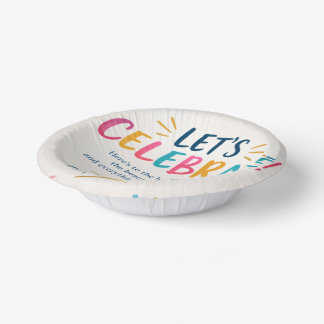 Bols En Carton Anniversaire de la petite-fille