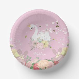 Bols En Carton Anniversaire du cygne floral