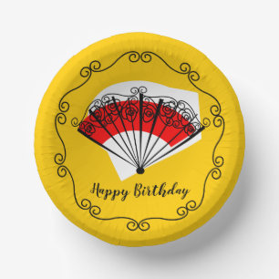 Bols En Carton Anniversaire du fan espagnol
