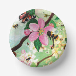 Bols En Carton Arbres en fleurs pour abeilles et autres pollinisa