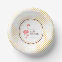 Baby shower Flamant rose