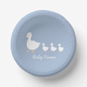 Bols En Carton Baby shower papier Bleu Bleu Conception