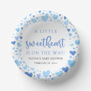 Bols En Carton Blue Boy Petit amour Valentine Baby shower