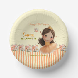 Bols En Carton Boules en papier orange Little Princess