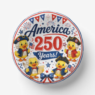 Bols En Carton Célébration des Canetons America 250