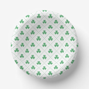 Bols En Carton Clover Feuille Motif St. Patrick's Day-23223