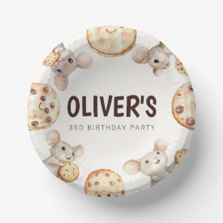 Bols En Carton Cookie & Souris Anniversaire de enfant Party