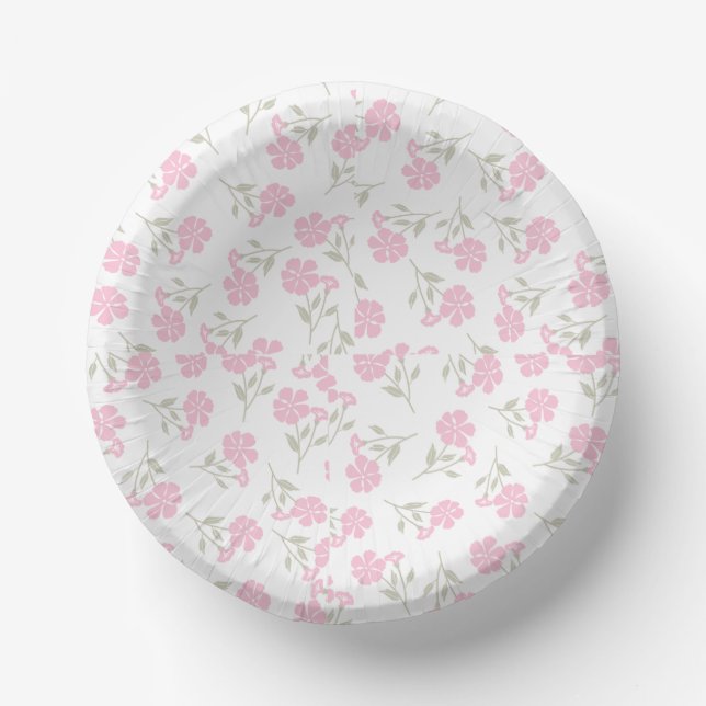 Bols En Carton Cute d'impression florale (Recto)