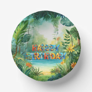 Bols En Carton Cute Dinosaur Papier Bowl