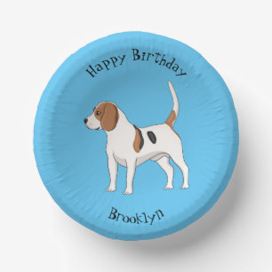 Bols En Carton dessin animé de chien beagle