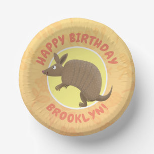 Bols En Carton Drôle armadillo joyeux dessin d'anniversaire