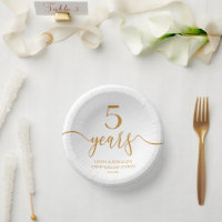 Élégant Champagne 5e anniversaire Mariage