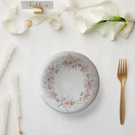 Bols En Carton Élégant fleur sauvage Floral Pattern mariage d'été