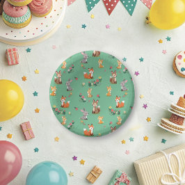 Bols En Carton Enfant animal de bois mignon anniversaire