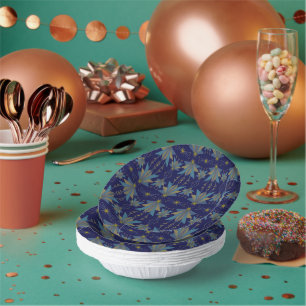 Bols En Carton Fairy Stars Navy Paper Bowles