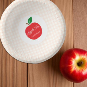 Bols En Carton Fête bébé : Tarte aux pommes et glace