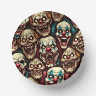 Bols En Carton Fête de l'Halloween des Clowns