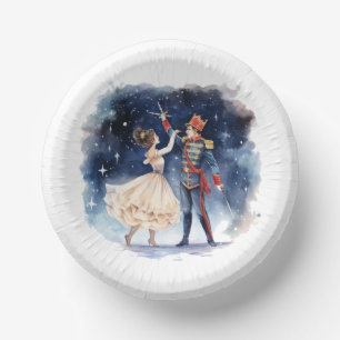 Bols En Carton Fête de Noël festive de casse-noisette 