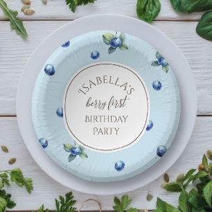 Bols En Carton Fête de premier anniversaire élégante aquarelle ba